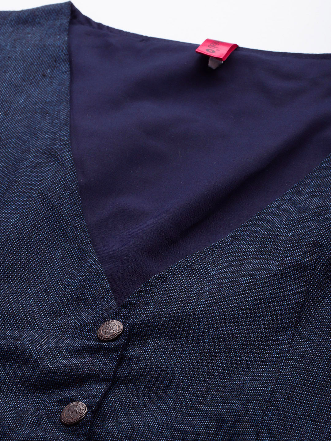 KRISP Tailored Studded Washed Indigo Denim Waistcoat - Jackets & Coats from  Krisp Clothing UK