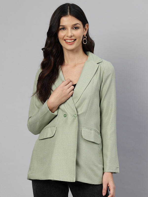 Cottinfab Double-Breasted Semiformal Blazer