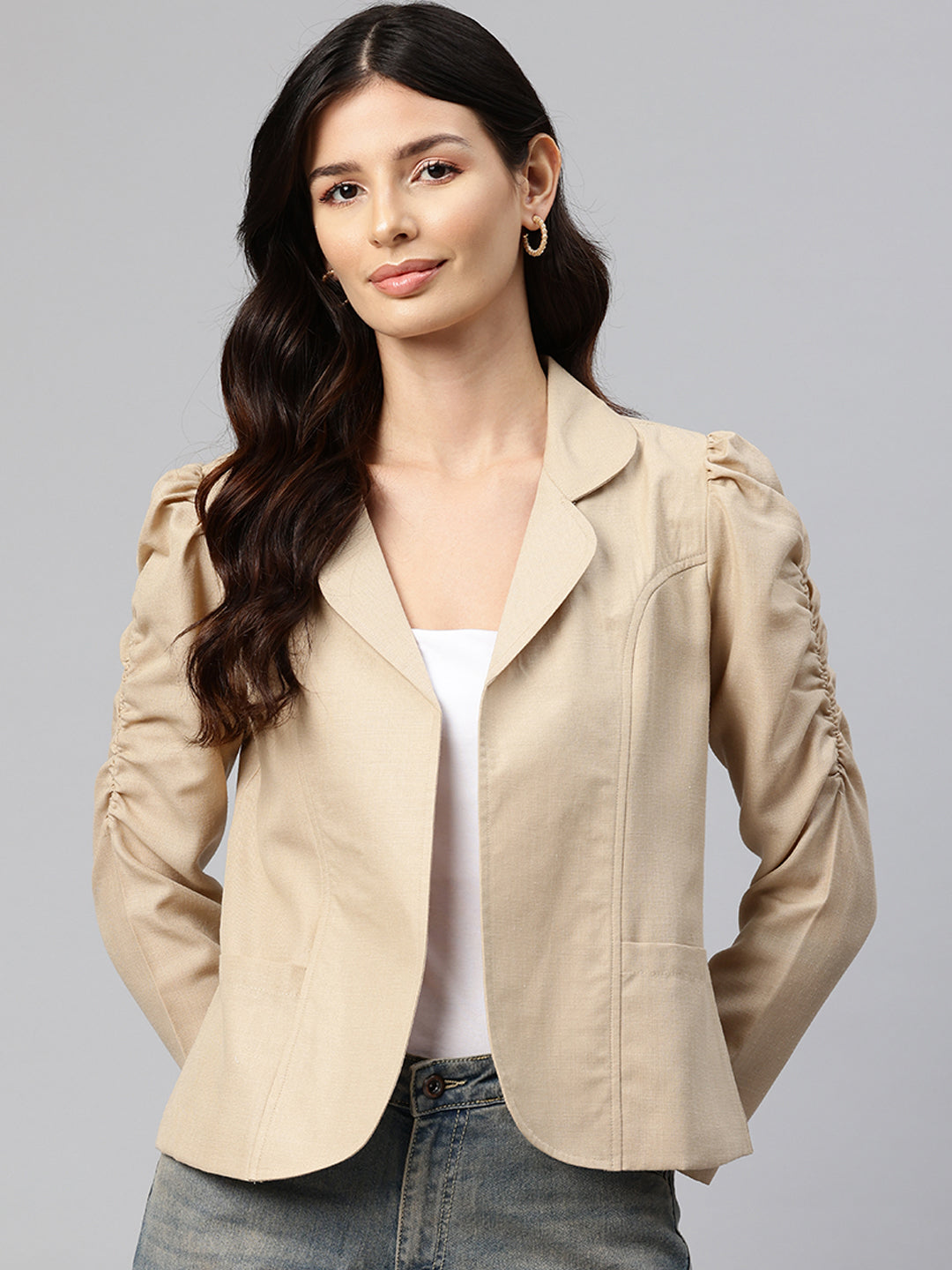 Cottinfab Lightweight Open Front Jacket