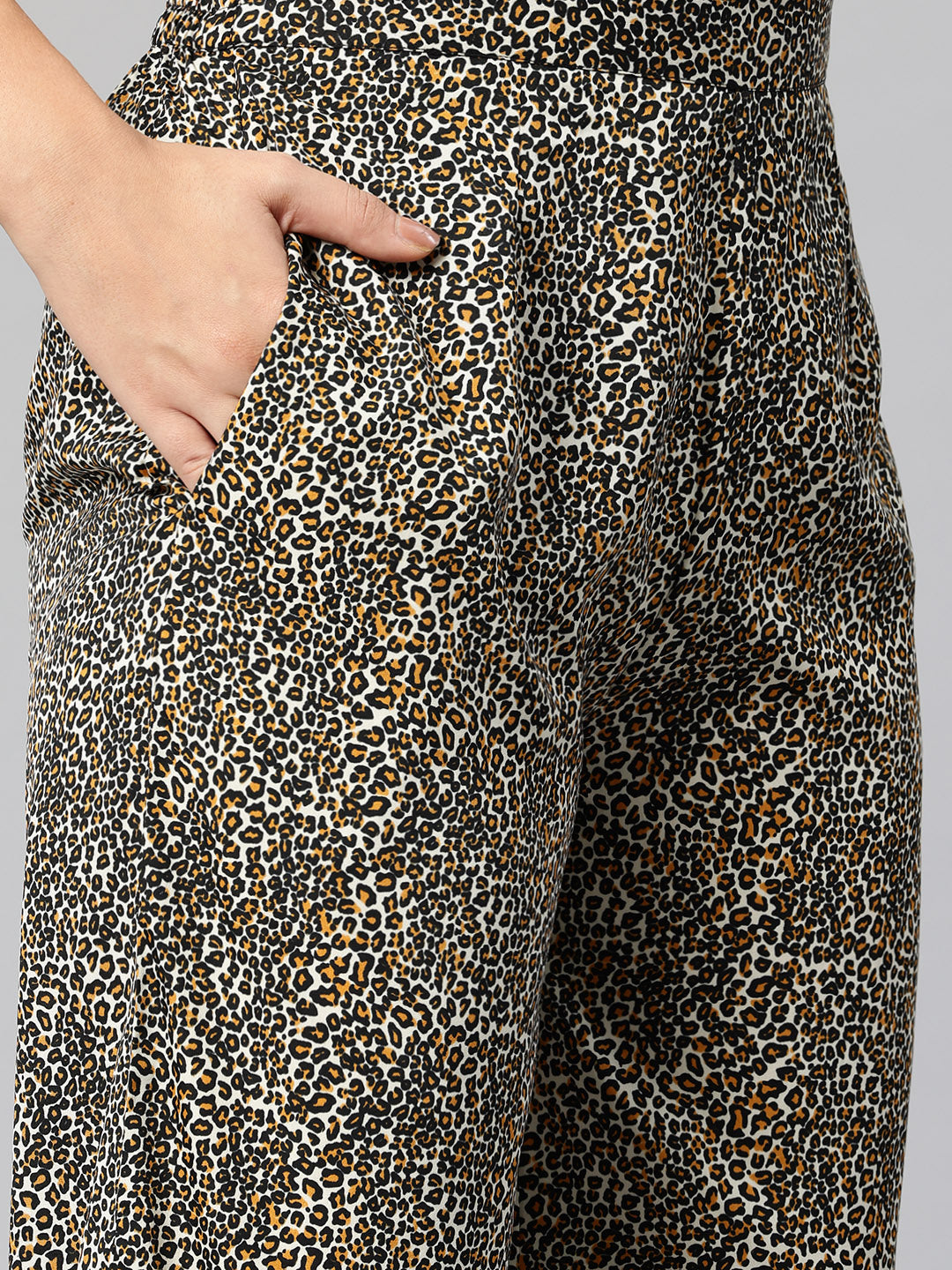 Cottinfab Animal Print Shirt with Trousers