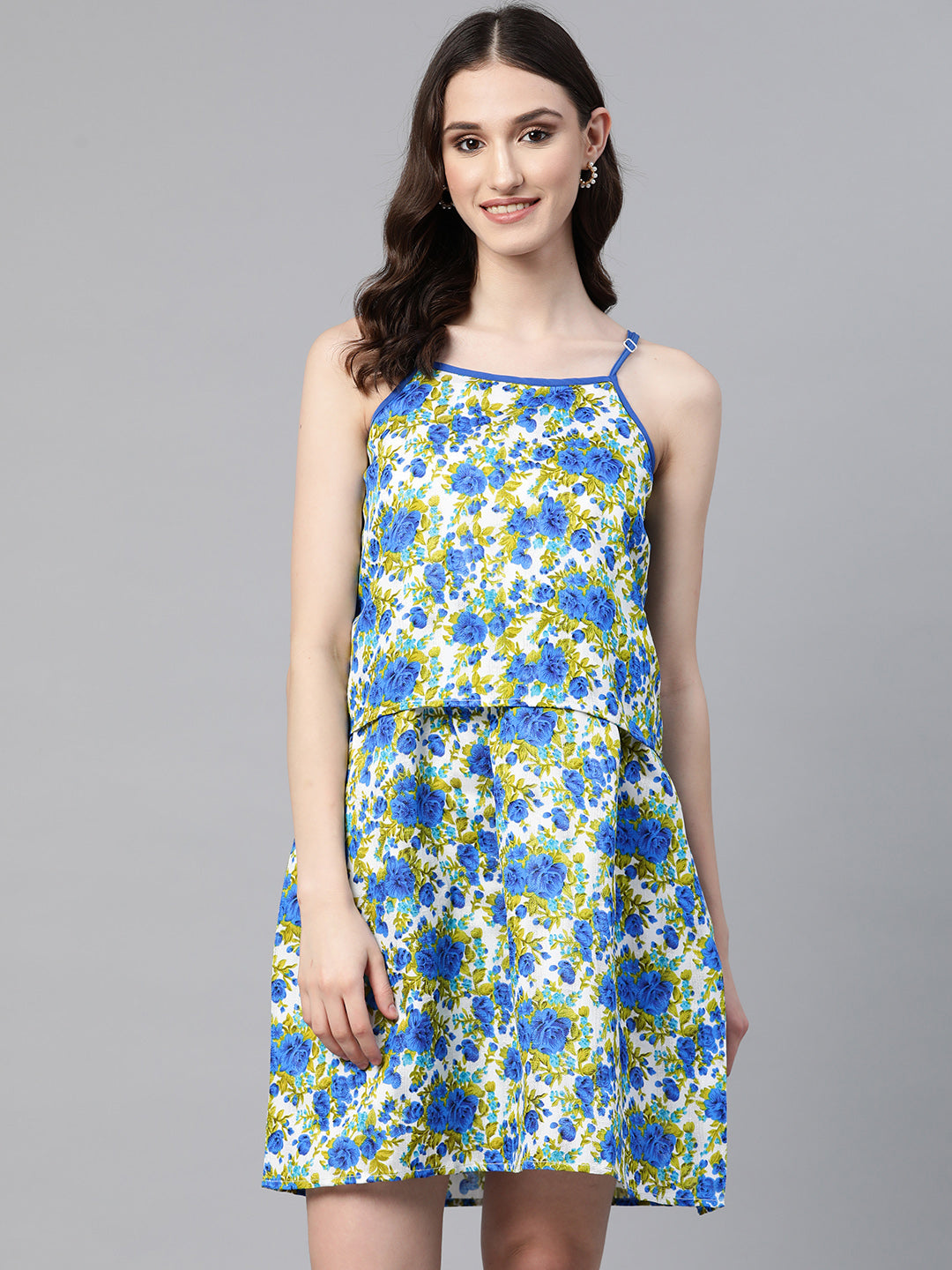 Women's Summer Floral Dress Off Shoulder Short Sleeve Split A-Line Dresses  | eBay